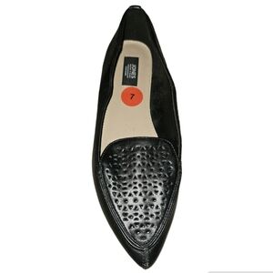 Jones New York -  Black Pointed Toe Slip On Flat - NWOB